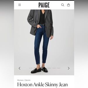 Paige Hoxton Crop Jeans